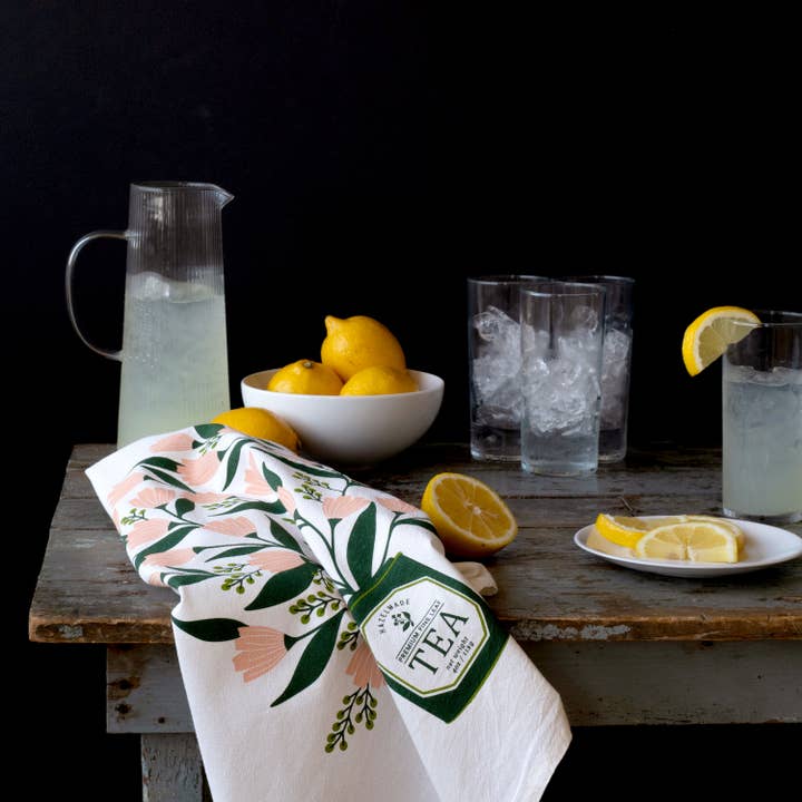 HAZELMADE® Tea Towels + Gifts - Vendita all'ingrosso Strofinacci - Asciugamano da Cucina con Fiori Rosa | Decorazione per Cucina1