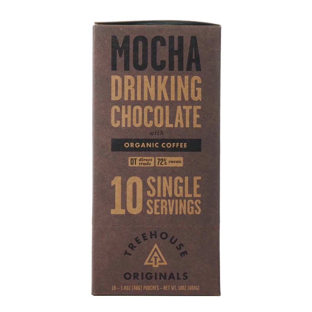 Treehouse Originals - Wholesale Hot Cocoa Mix/Kit - Mocha InstaCoffee Organic Dark Hot Chocolate, Single Serving1