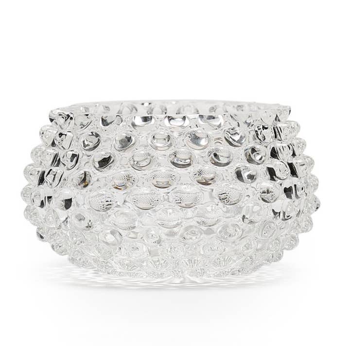 Maure Luxury Gifts - Wholesale Decorative Plate/Dish/Bowl - Small Hobnail Glass Bowl | Clear Quartz | Decorative Dish0