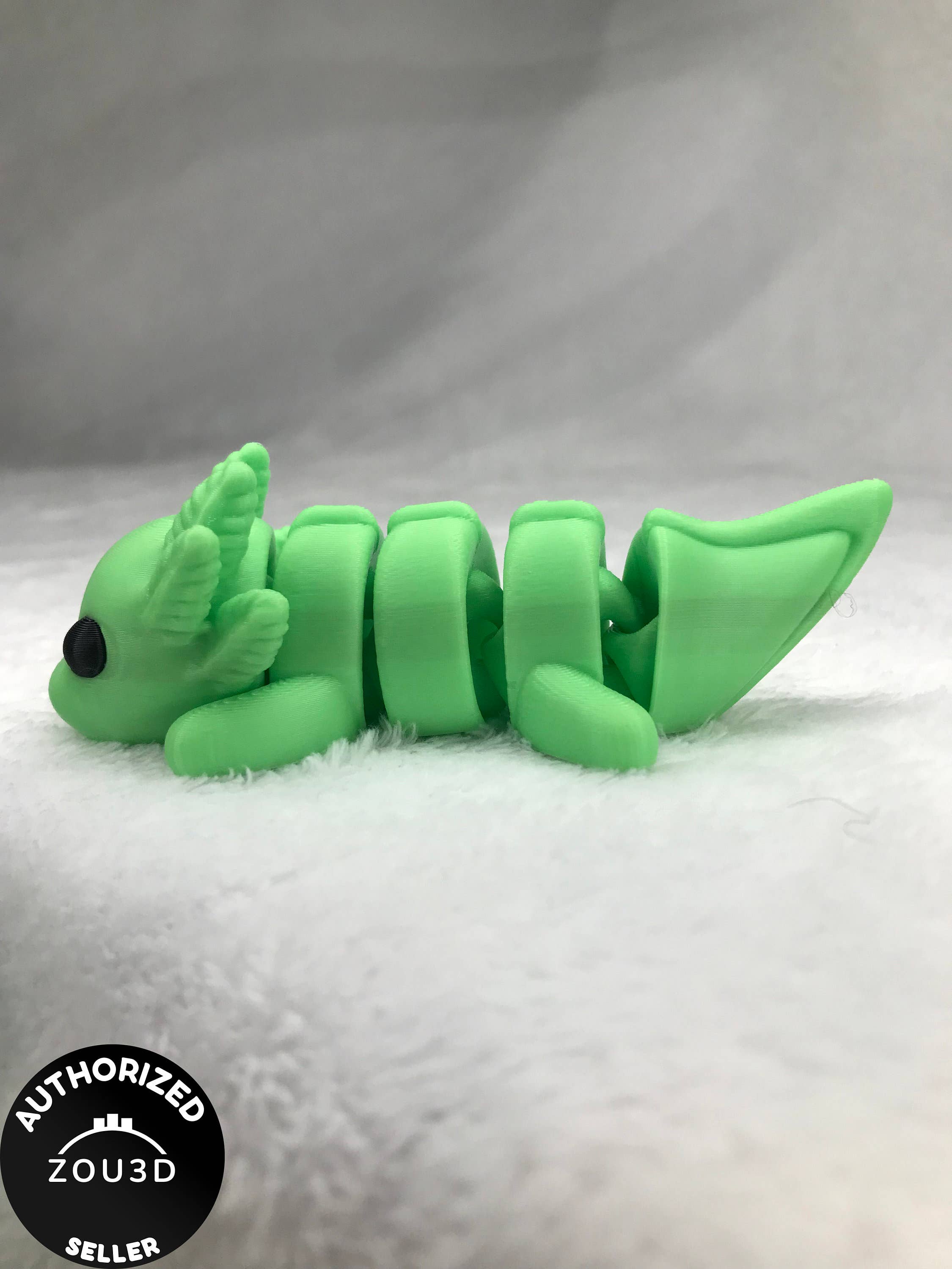 Charles Prints - Vente Fidget/jouet anti-stress – enfant - Axolotl pour bébé/Axolotl articulé pour bébé/Imprimé en 3D/Move3