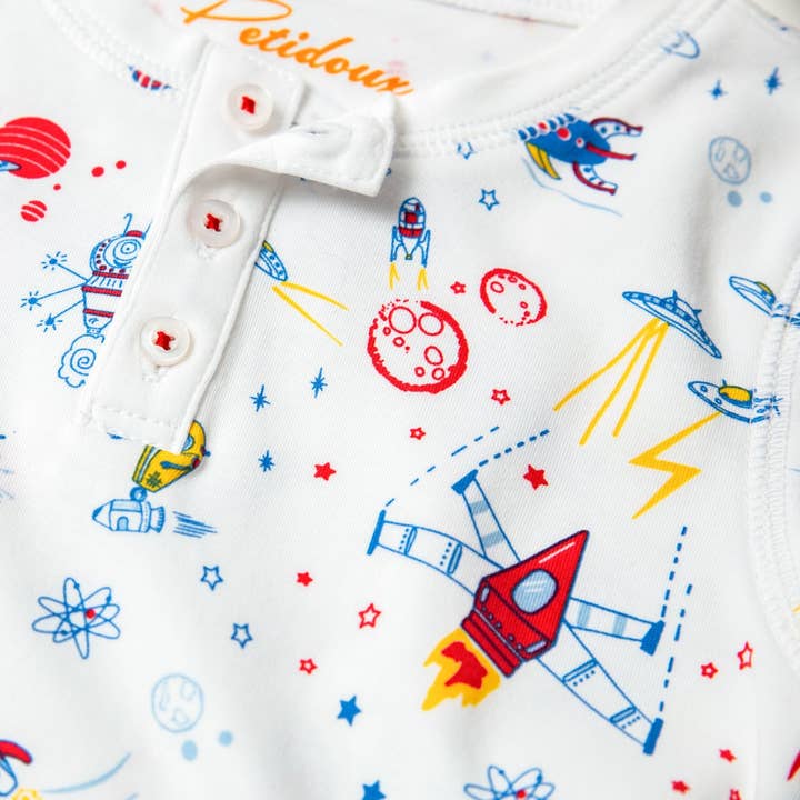 Petidoux - Wholesale Sleepwear Set - Kids - Rocket to Mars - Long Sleeve Pajamas1