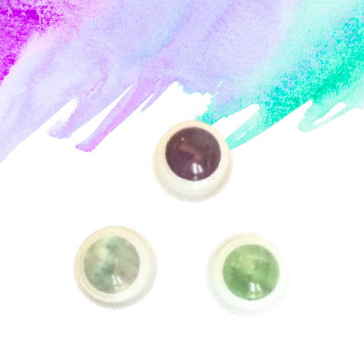 Essential Wellness - Body, Mind, Spirit - Wholesale Essential Oil Roll-On - RAINBOW FLUORITE Gemstone Rollerball Inserts1