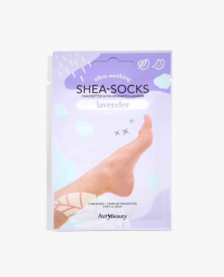 AvryBeauty - Wholesale Moisturizing Socks - Shea Butter Socks - Lavender