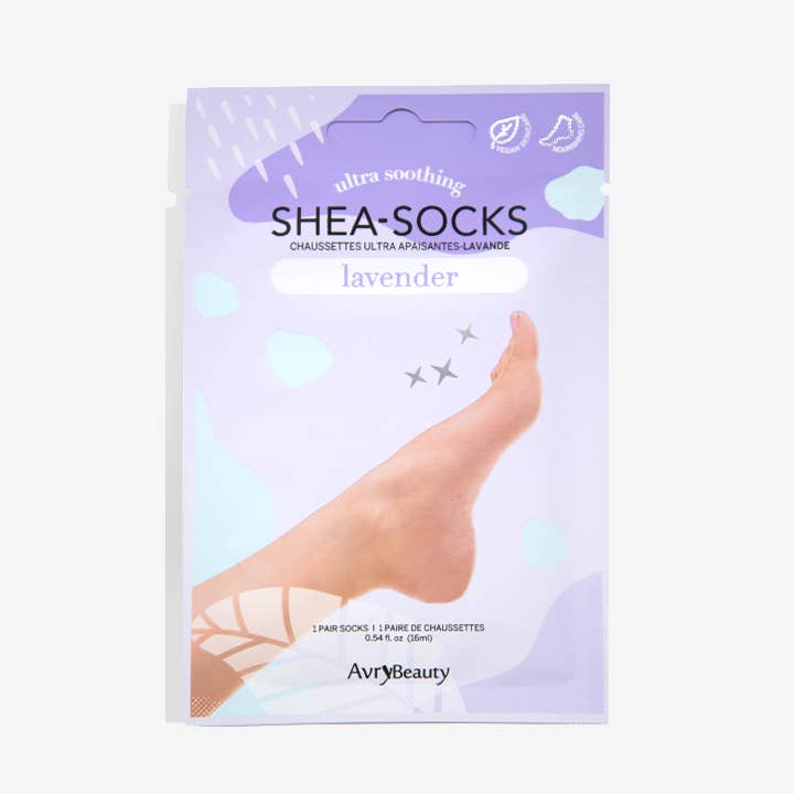 AvryBeauty - Wholesale Moisturizing Socks - Lavender Shea Socks
