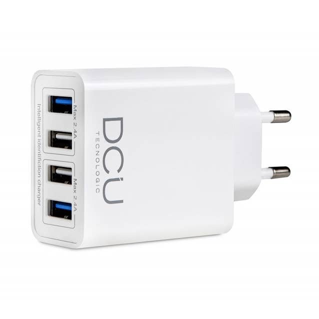 SMART POWER SUPPLY 5V 4.8A (2.4 A X 4 PORTS) for wholesale by DCU TECNOLOGIC