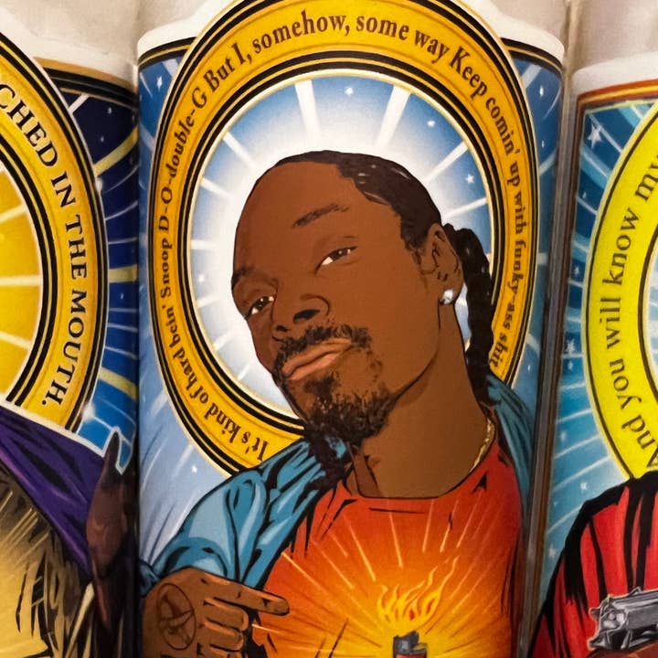 Saint Snoop-His Highness Candle for wholesale by Cleaver And Blade