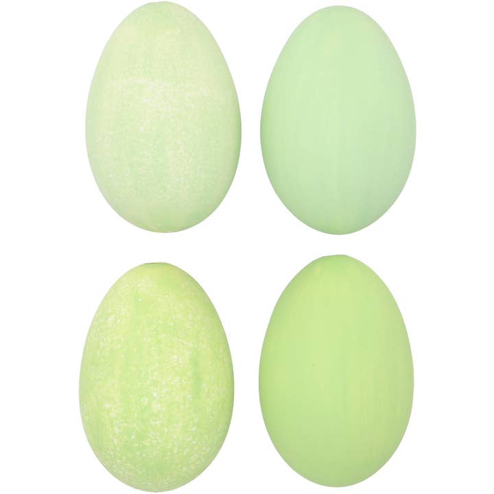 Goose Egg Nature Matte, 4 Colors, H8cm, Green Matte for wholesale by Vosteen