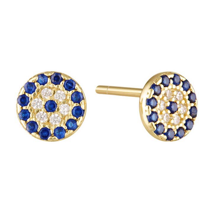 BOWERBIRD JEWELS - Wholesale Stud/post earrings - Evil Eye Stud Earrings