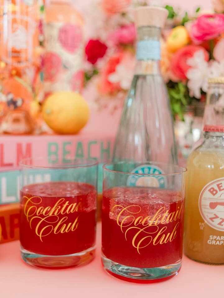 Copo de Cocktail Club Gold por atacado de Rock Paper Scissors