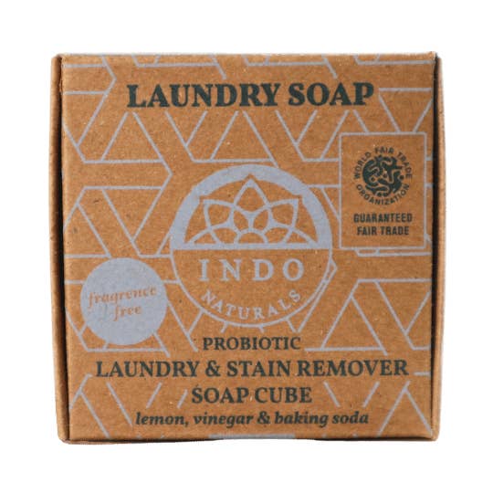 Indo Naturals - Wholesale Laundry Detergent Powder/Pods - LAUNDRY SOAP CUBE: Laundry Wash & Stain Remover - Probiotic 2
