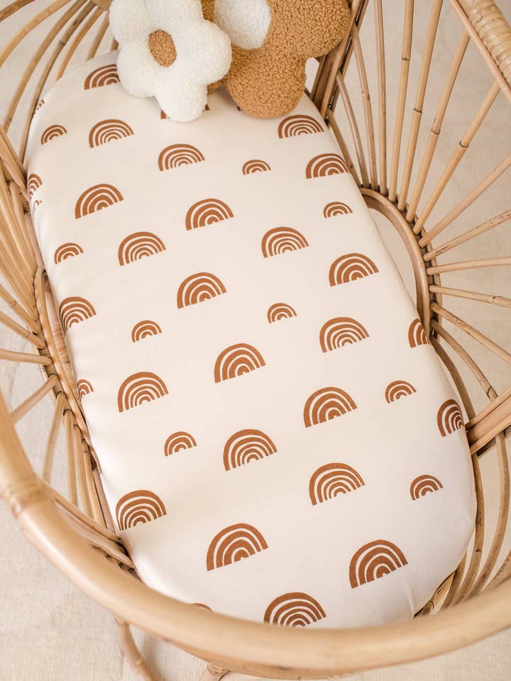 Tapis à langer et drap de berceau Organic Change pour la vente par Kiin Baby