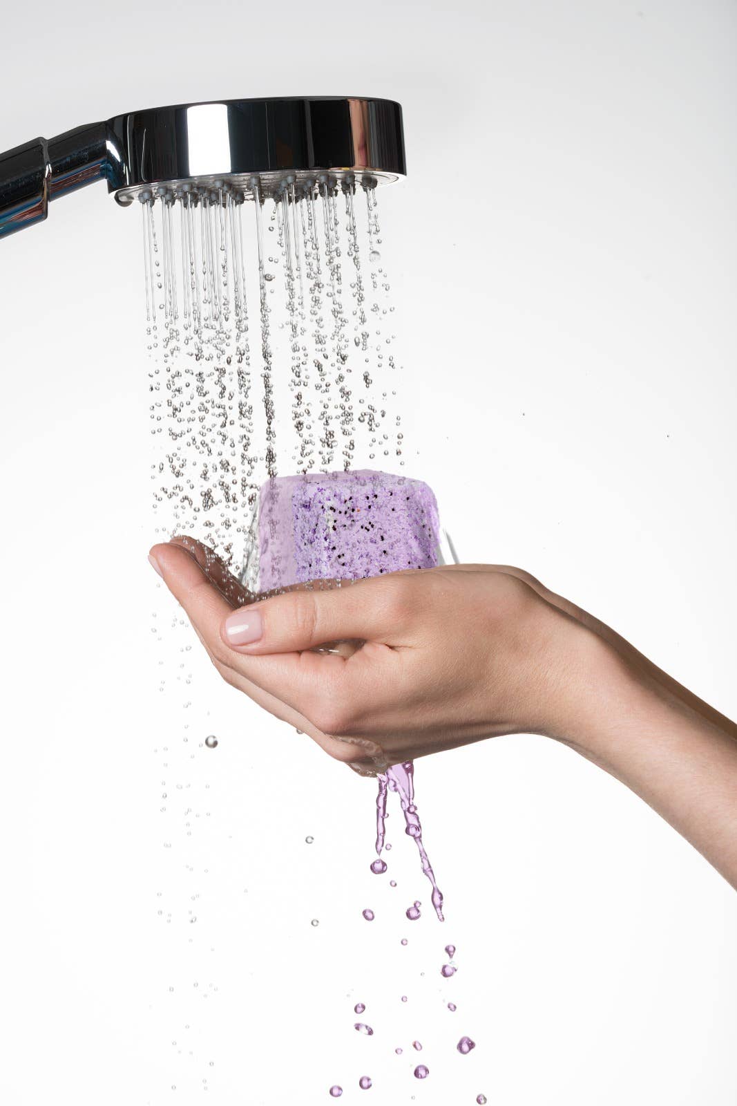 Lizush - Wholesale Bath Bomb/Fizz - Natural  Heart shaped bath bomb- Lavender scented - Vegan7