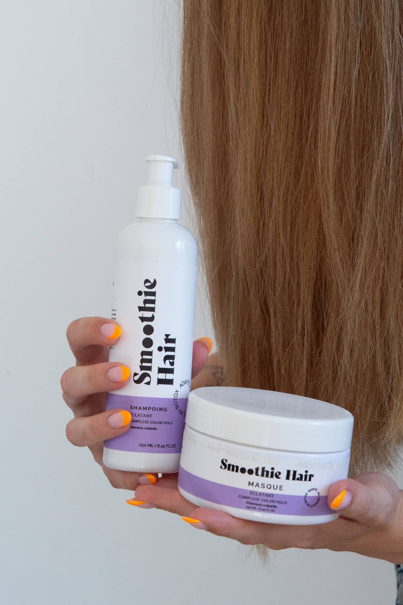 Smoothie Hair - Vente Ensembles shampoings et après-shampoings - SHAMPOING & MASQUE ECLATANT - COLOR HOLD -  CHEVEUX COLORES1