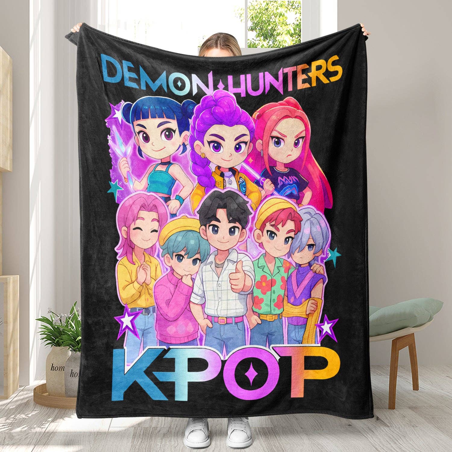 Little Trendy - Wholesale Throw Blanket - KDH K-pop inspired Throw Blanket soft flannel Blanket1