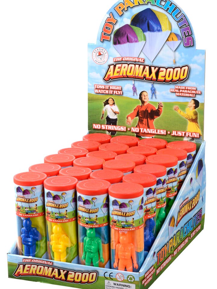 Aeromax 2000 Tangle Free Toy Parachute for wholesale by Aeromax Toys