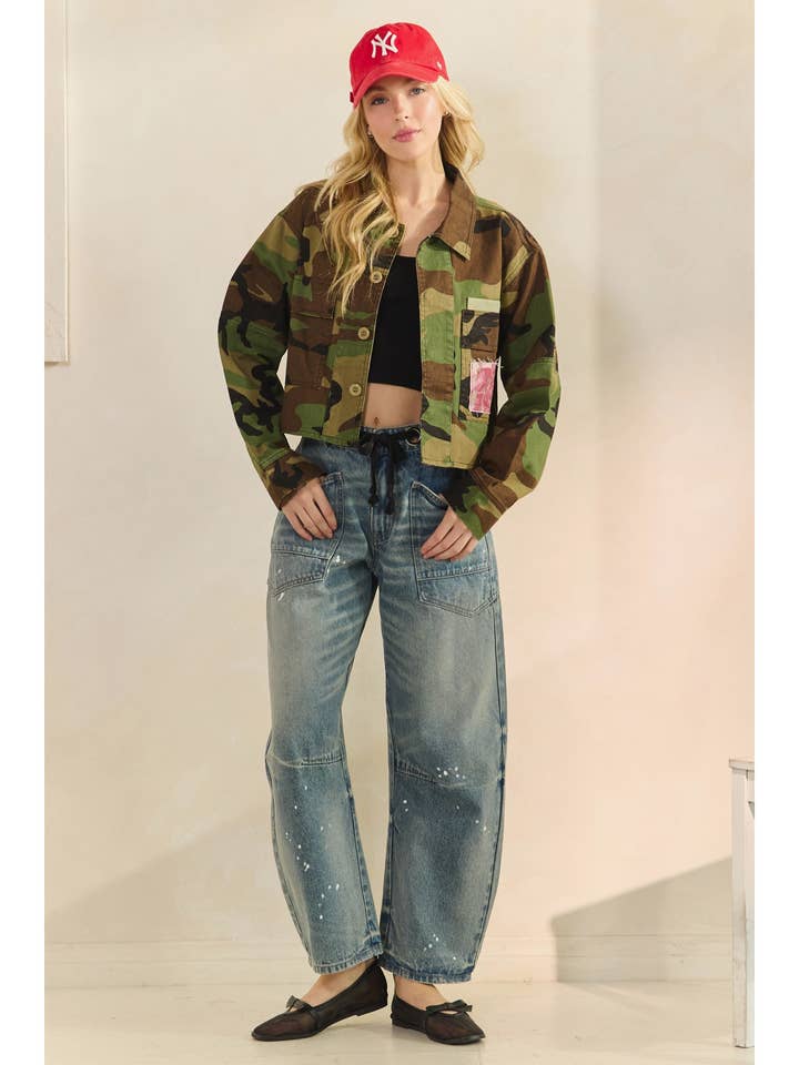 Camo Sequins Contrast Jacket and other Purchase Wholesale camo jacket. Free Returns & Net 60 Terms on Faire trending on Faire.