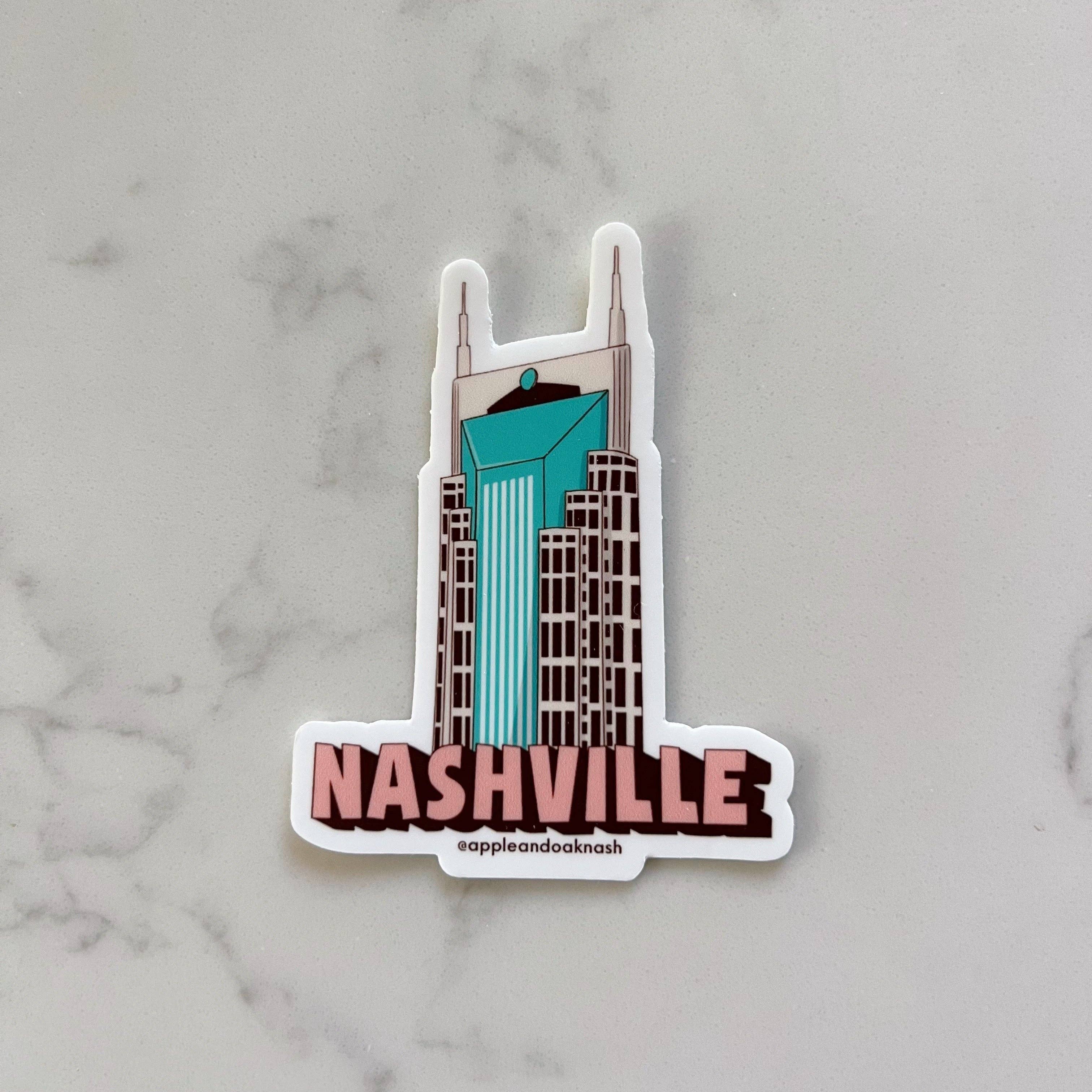 Apple & Oak - Wholesale Sticker - nashville batman building sticker