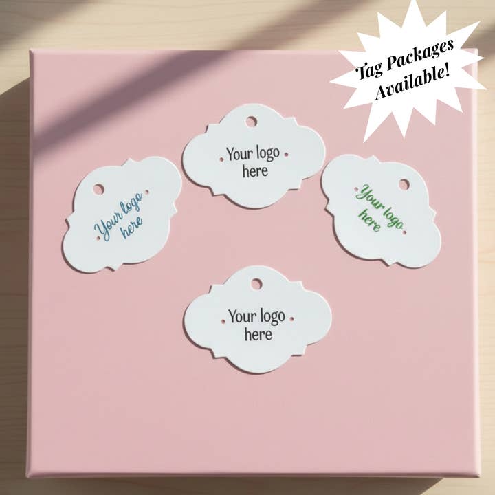 Cartes d'affichage de boucles d'oreilles avec logo personnalisé – Étiquettes de bijoux en gros pour la vente par Whispering Petals Handmade