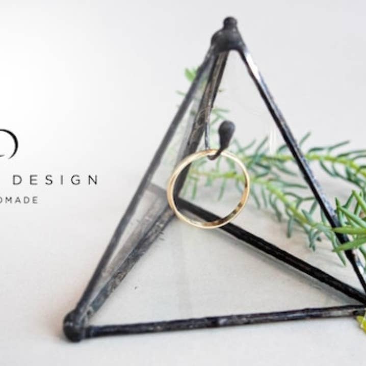 Porte-bague en verre, porte-bague pour cadeaux personnalisés, pour la vente par mARTaart