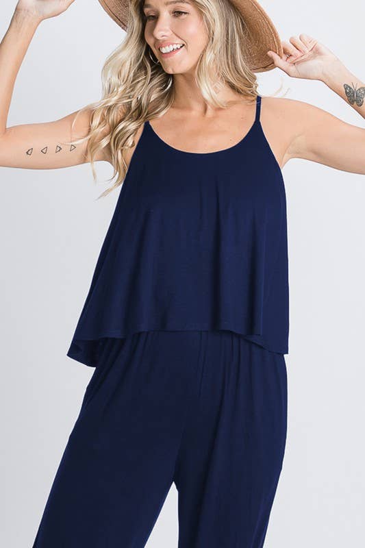 HEIMISH - Wholesale Jumpsuit - Women's - SP1096-10 SOLID CROP JUMPSUIT WITH SIDE POCKET7