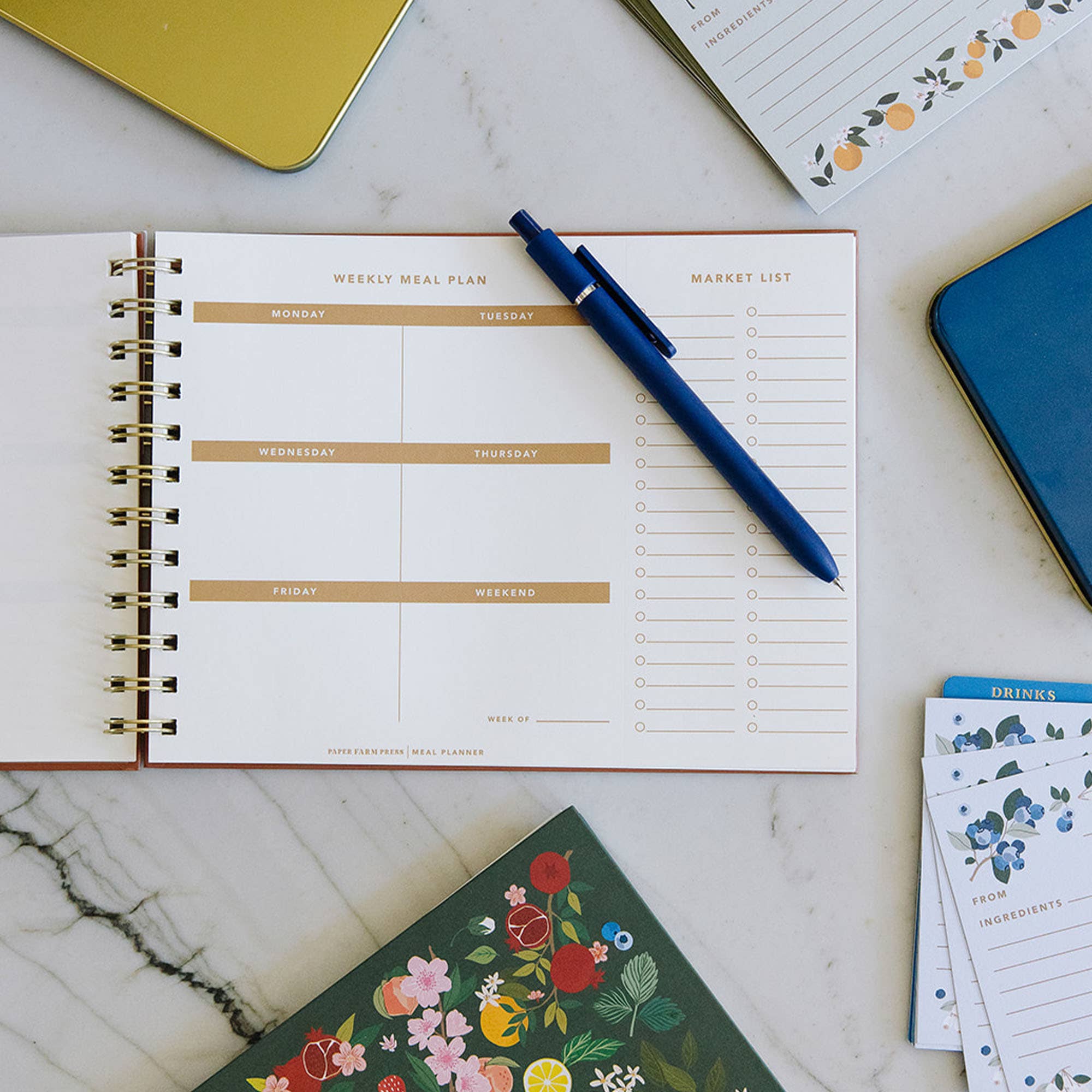 Paper Farm Press - Wholesale Planner - Farm Fresh Weekly Meal Planner - Kraft6