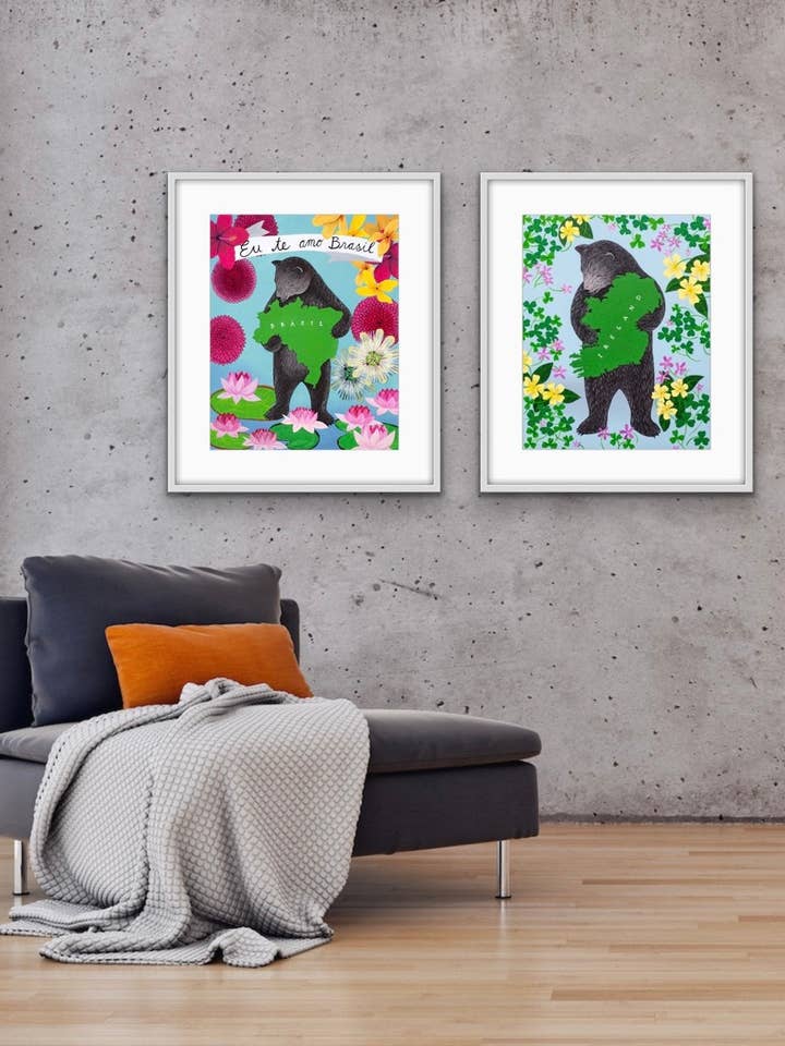 "Jag älskar dig Irland" tryck för wholesale av 3 Fish Studios