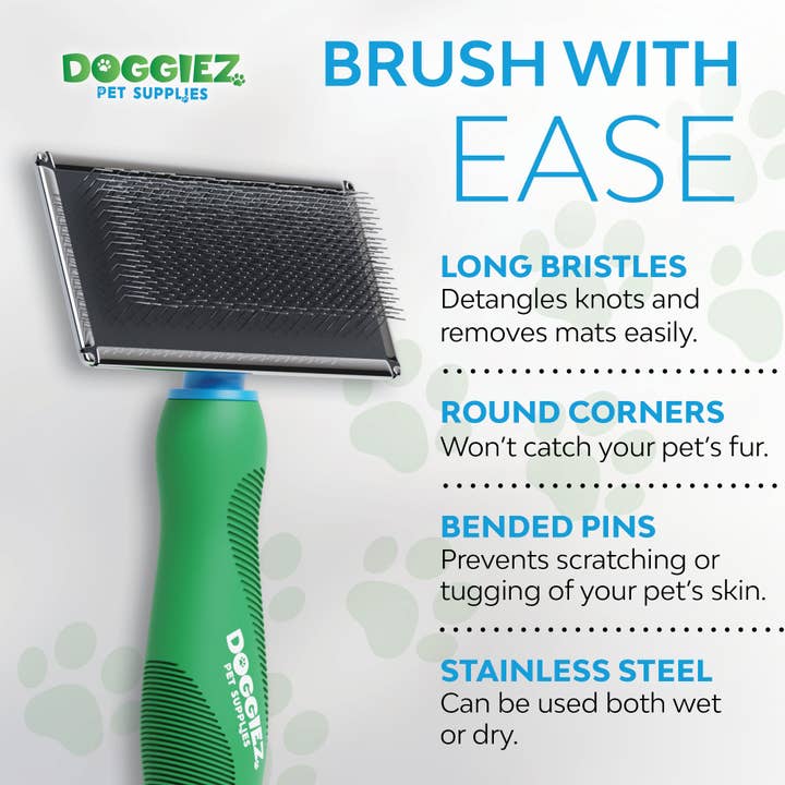Doggiez Pet Supplies - Wholesale Pet Brush - Cat/Dog - Large Slicker Brush for Dogs & Cats Grooming1