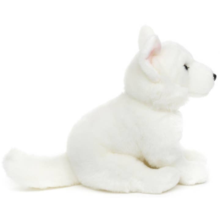 Uni Toys - Wholesale Stuffed/Plush Toy - Kids & Baby - White Swiss Shepherd puppy, without leash - plush toy