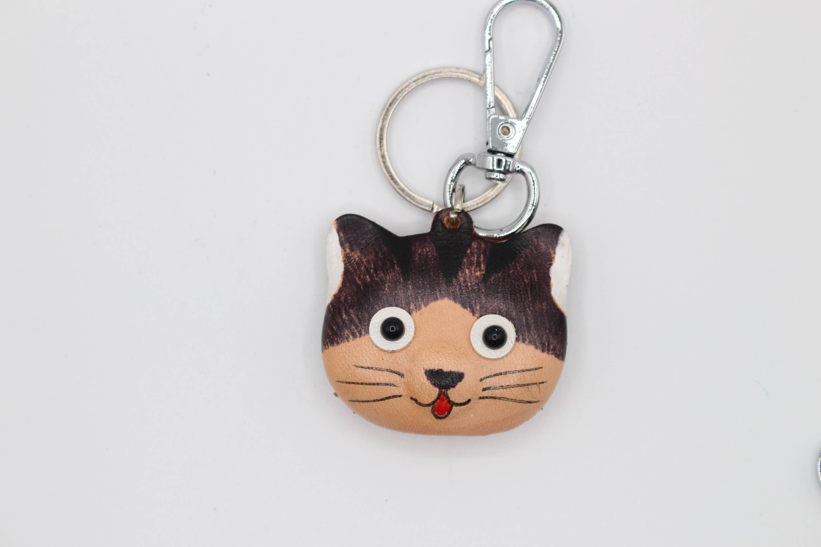 Sunflower Handmade leather inc - Wholesale Keychain - Women's - Assortment Leather Kitty Cat Key Chains5