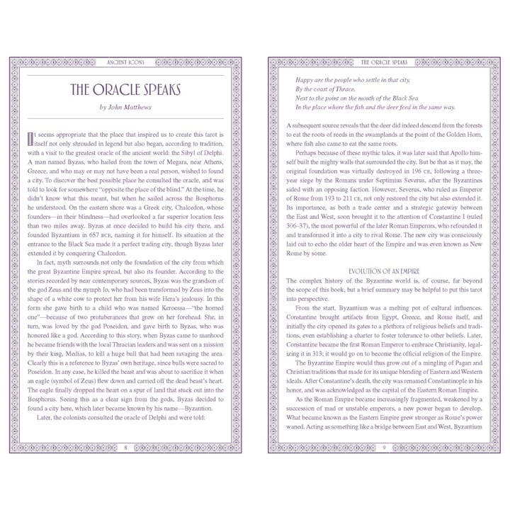 REDFeather - Venta al por mayor Cartas del tarot - El Tarot Bizantino: Sabiduría de un Imperio Antiguo4