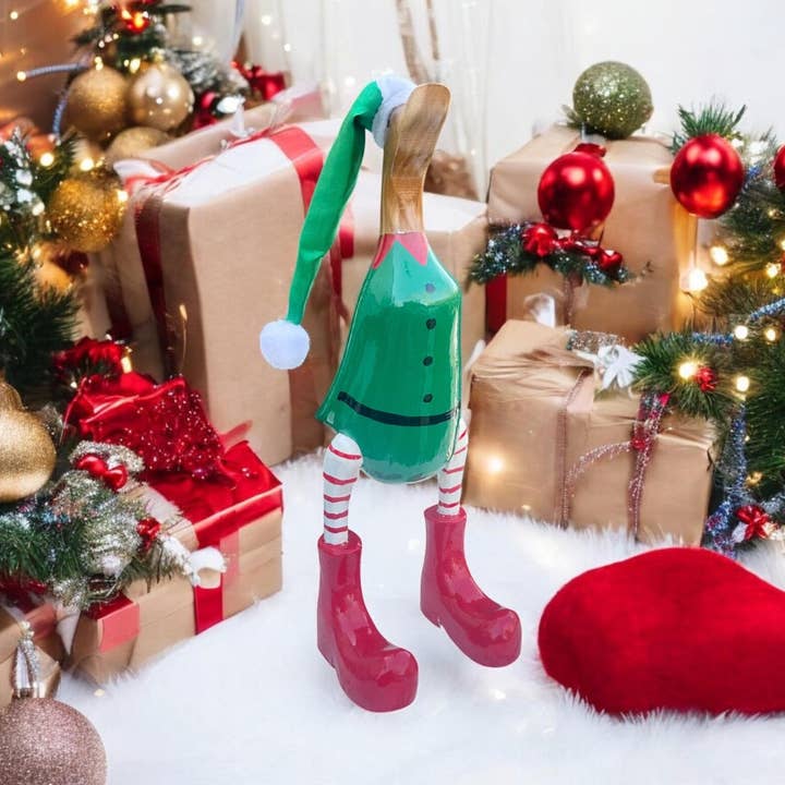 Chunky Boot Ducks - Elf for wholesale by Bamboo Duck Express
