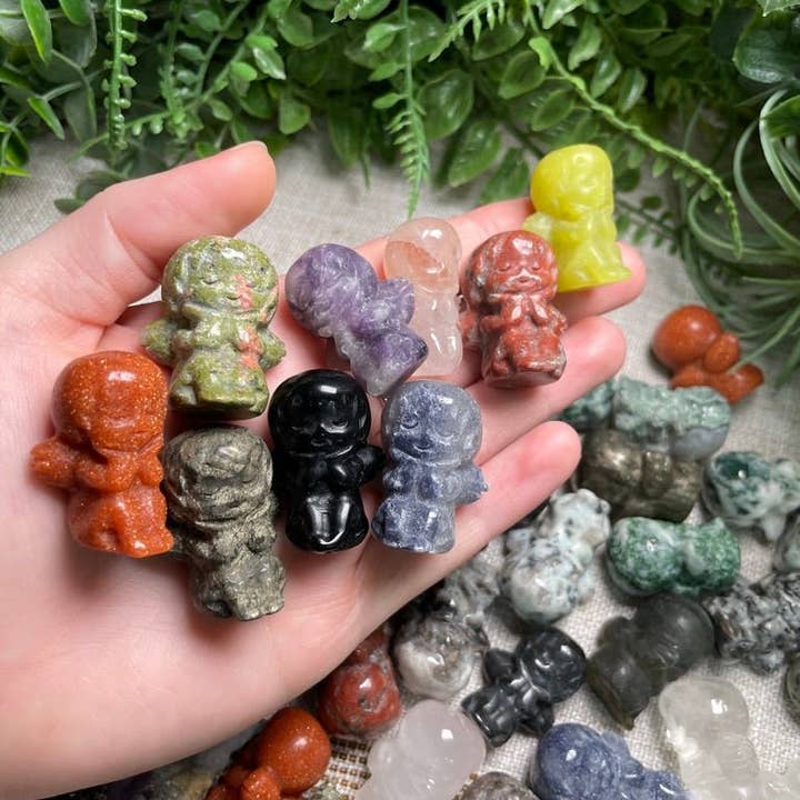 Copper Ashes - Wholesale Spiritual Stone/Crystal - Crystal Cherub Angel17