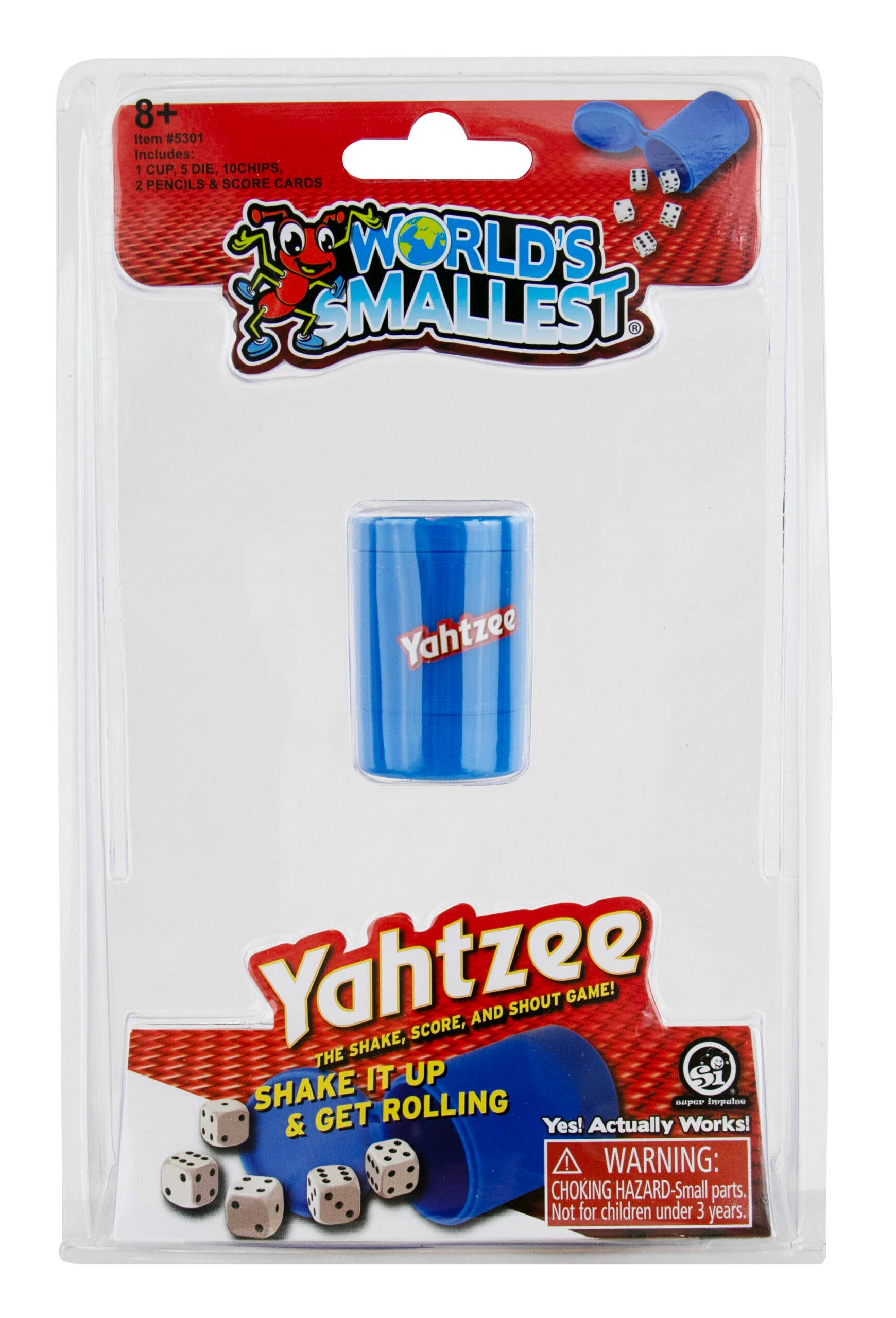 Super Impulse USA - Wholesale Toy Set - Kids - World's Smallest Yahtzee Game