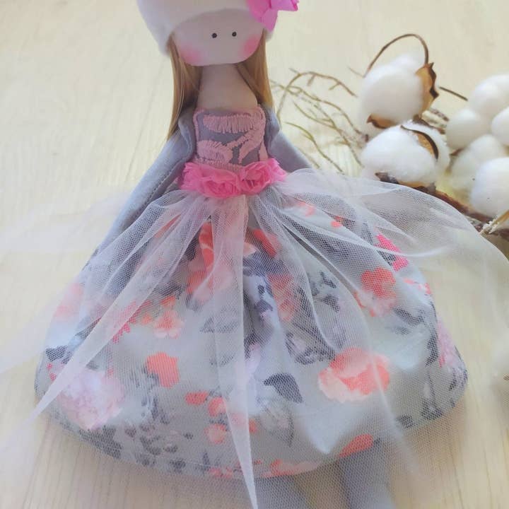 ChernikovaNataliya - Wholesale Doll - Kids - Handmade Doll, Tilda Dolls, Decorative Doll, Shabby Chic Nursery, Little Girl Toys, Shabby Cloth Dolls,Ballerina Doll.Fabric Doll.3