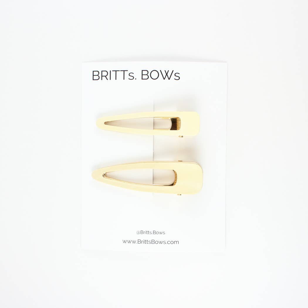 BRITTs. BOWs - Wholesale Hair Clip - Women's - Wood Clips, Pearl Clips, Matte Clips2