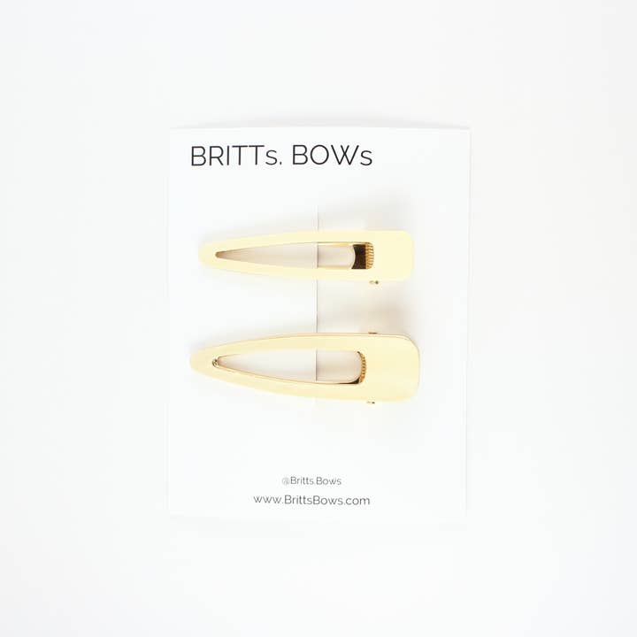 BRITTs. BOWs - Wholesale Hair Clip - Women's - Wood Clips, Pearl Clips, Matte Clips2