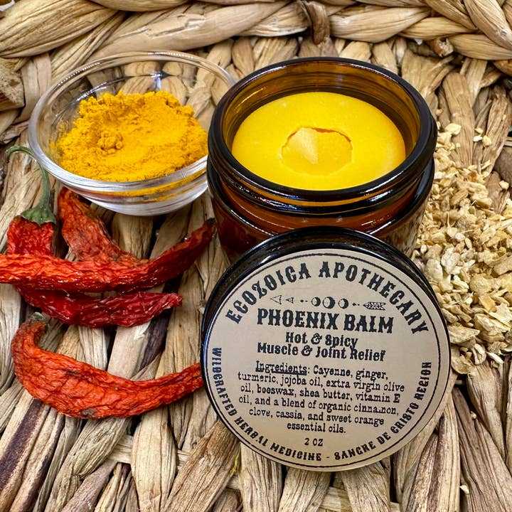 Phoenix Balm Hot & Spicy Muscle Salve for wholesale by Ecozoica Apothecary