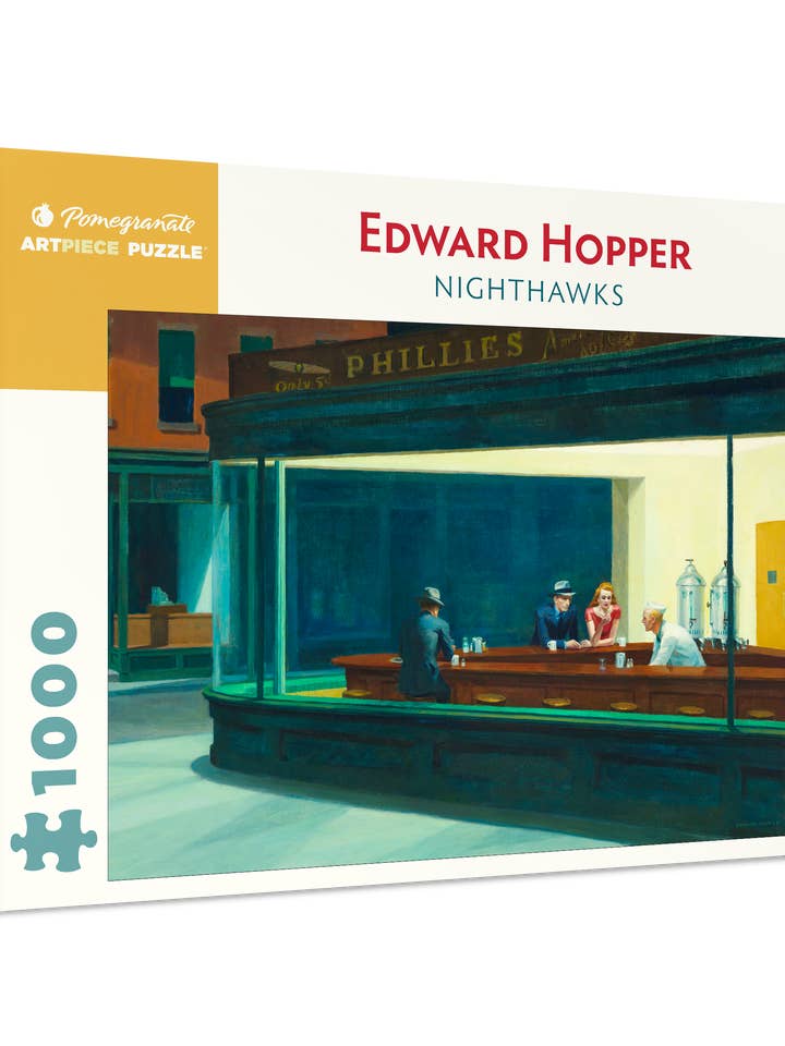 Edward Hopper: Nighthawks 1000-Teile-Puzzle für den Großhandel von Pomegranate