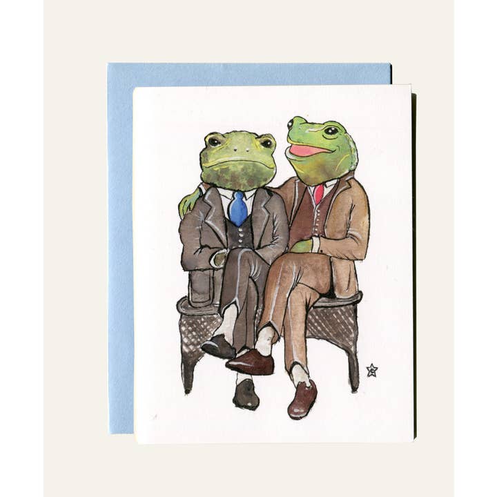 Darling Illustrations - Wholesale Love Card - You're Ribbiting - Frog Notecard3