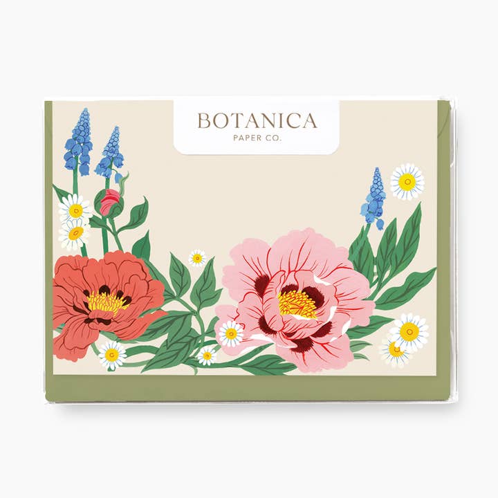 Botanica Paper Co. - Vente Assortiments de papeterie/cartes - BLOOM | mini coffret de 8 cartes