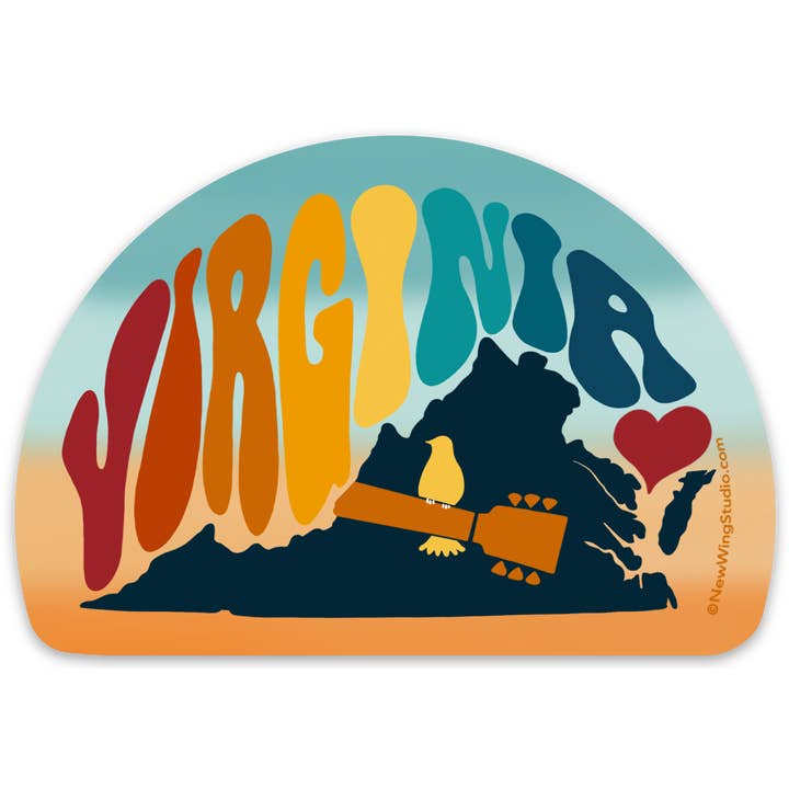 New Wing Studio - Wholesale Sticker - Virginia Vibe STICKERS7