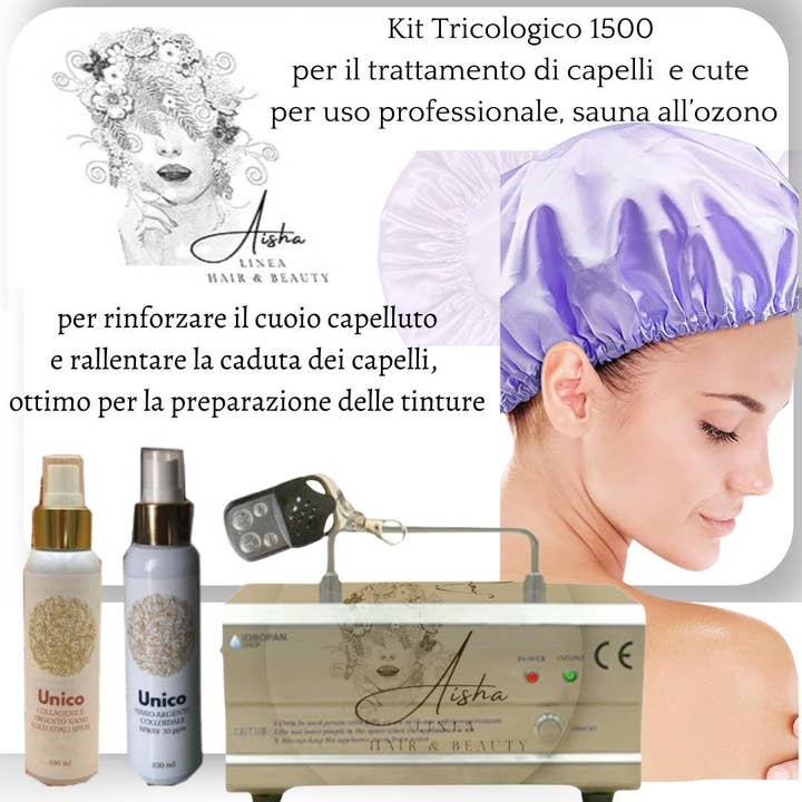 Idropan dell'orto depuratori - Venta al por mayor Kit de cuidado capilar - Kit Tricológico para Sauna de ozono para cabello 1500