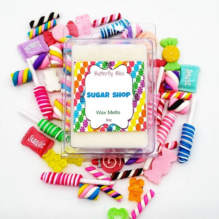 Butterfly Bliss - Wholesale Wax Melt - Candy | Scented Soy Wax Melt | Cotton Candy Wax Melt | Candy Scented Wax Melt | Wax Melt | Fun Scented Wax Melt | Candy Sprinkles Wax Melts