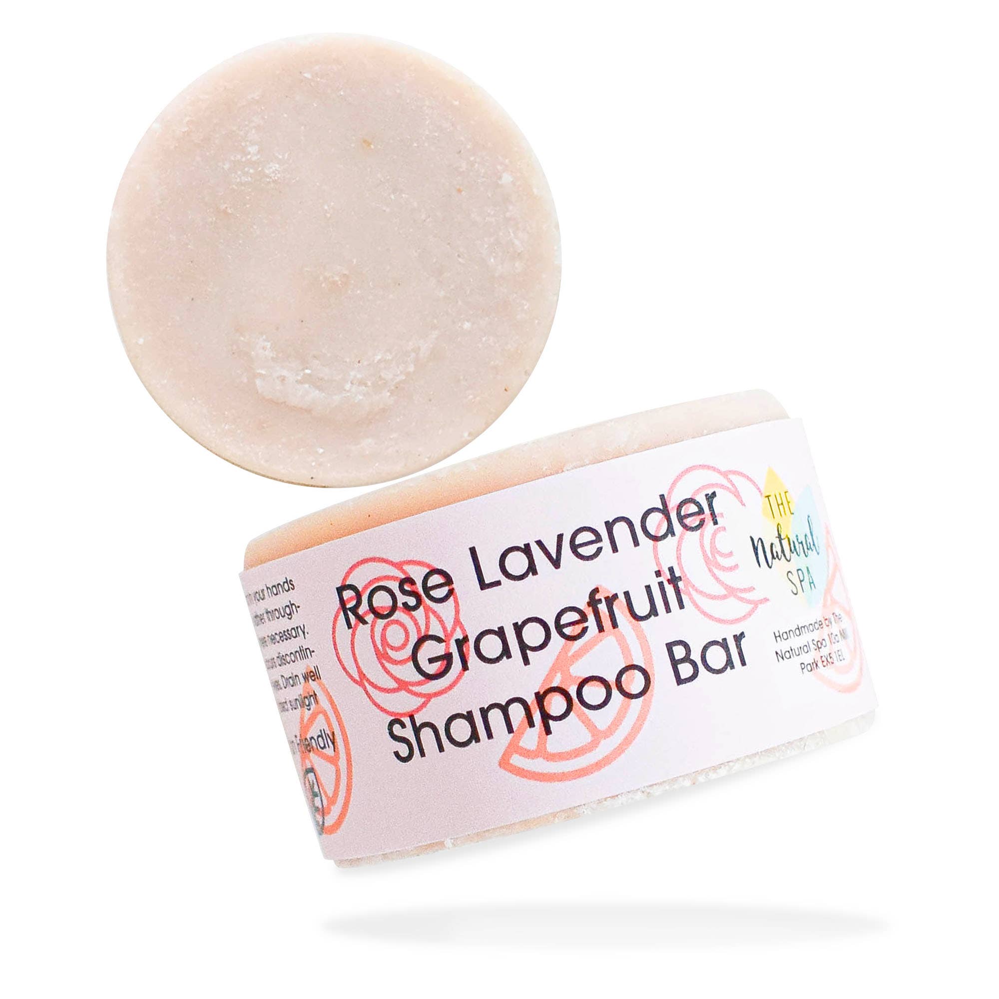 The Natural Spa Cosmetics - Wholesale Shampoo Puck/Solid Shampoo - Rose, Lavender, Grapefruit Shampoo Bar6