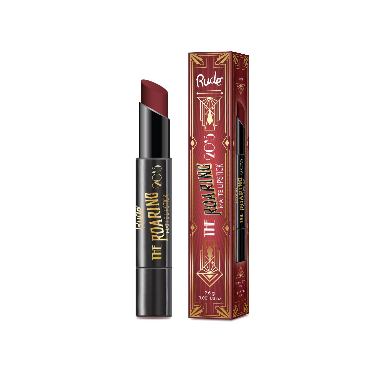 Rude Cosmetics - Wholesale Lipstick - Roaring 20's Matte Lipstick3