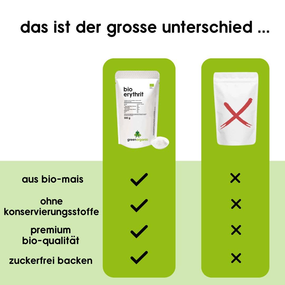 Organic Workout - Vendita all'ingrosso Zucchero - Bio Premium Eritritolo - 500 g3