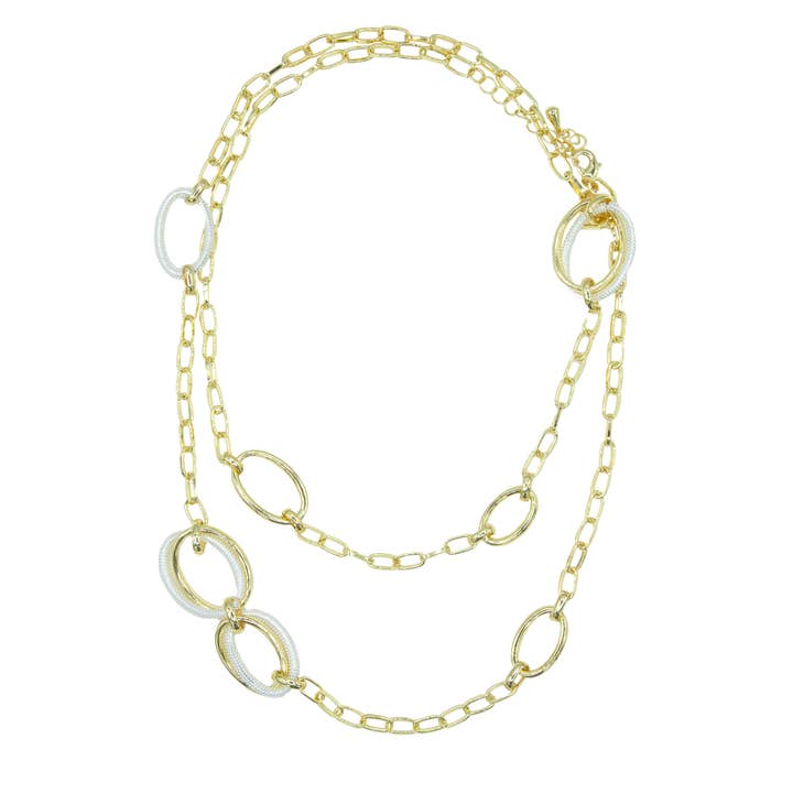 Granduer Link Necklace for wholesale by LA MENO