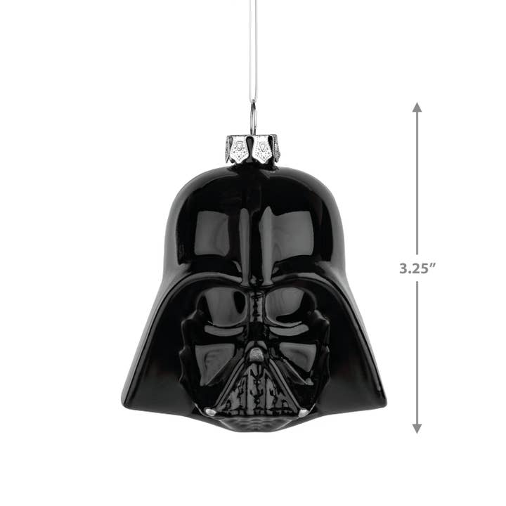 Hallmark – wholesale Ornament – Star Wars™ Glass Ornament - Darth Vader Helmet2