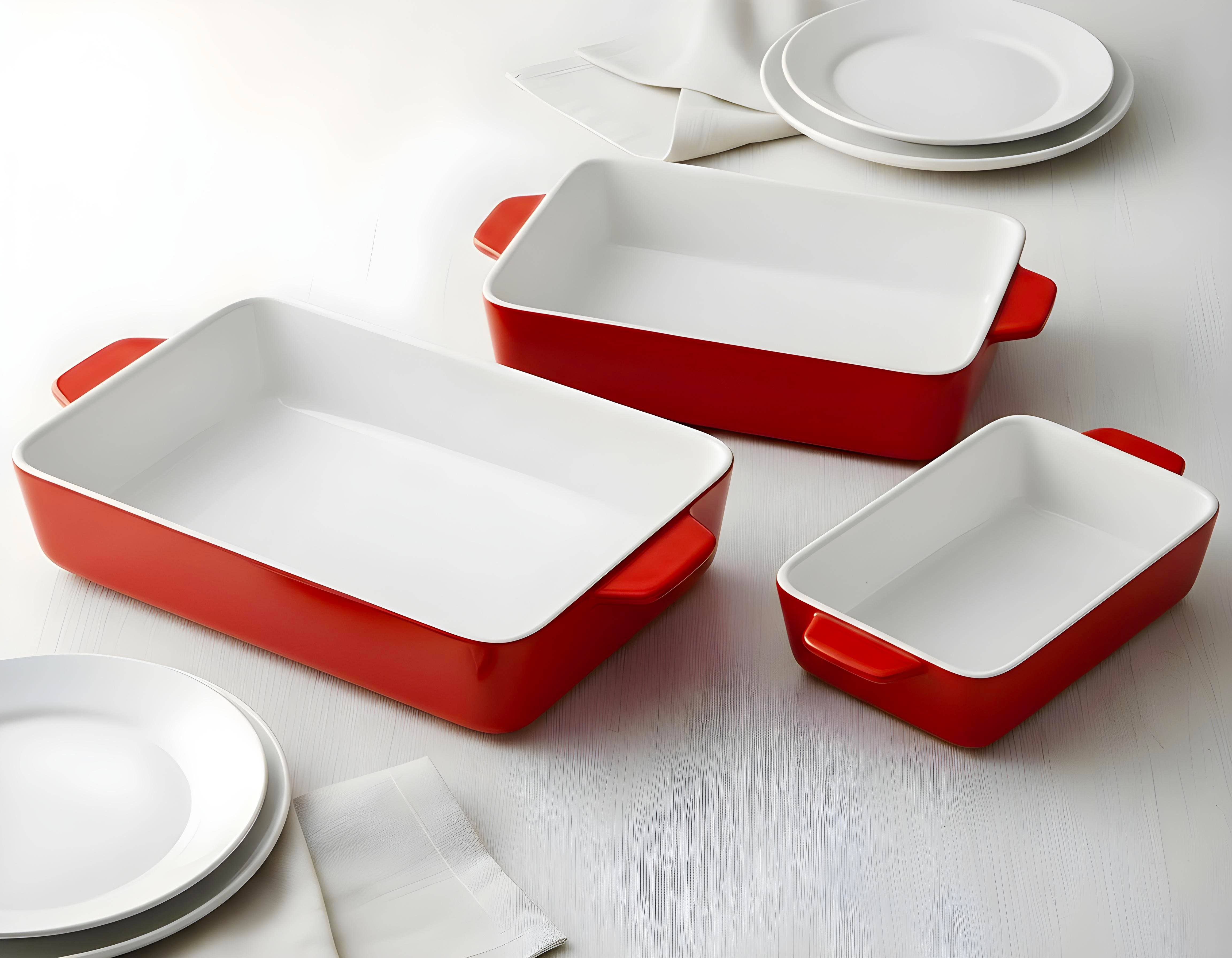 Kook - Wholesale Baking Dish - Kook Ceramic Baking Dishes, Small, Medium, Large, Set of 39