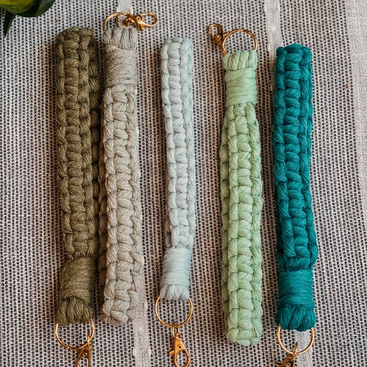 Knotted - Wholesale Keychain - Women's - Macrame Wristlet Keychain